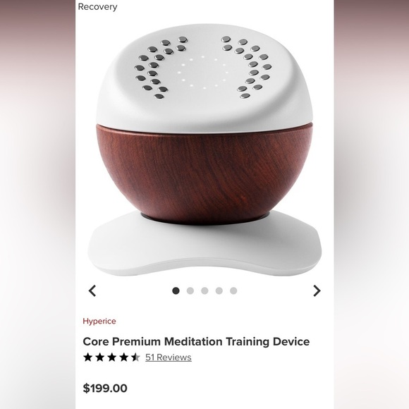 Core Meditation Trainer Meditation Device w/ Built in Mental Health Wellness App - Picture 3 of 5